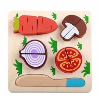Kinderen houten snijden fruit en groenten educatief speelgoed keuken Pretend Game koken educatief speelgoed (wortel)