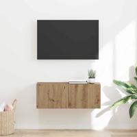 TV Wandkast Ambachtelijk eiken 60 x 31 x 29.5 cm Bewerkt hout