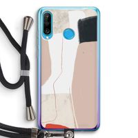 Lava: Huawei P30 Lite Transparant Hoesje met koord