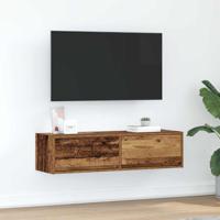 TV-kast met lade Oud hout 100 x 31 x 25,5 cm Bewerkt hout