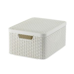 Curver Style Opbergmand met Deksel 18L Wit