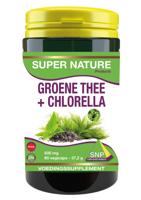 SNP Groene thee chlorella 500mg puur 60 Vegetarische capsules