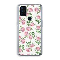 Kleine roosjes: OnePlus Nord N10 5G Transparant Hoesje Kleine roosjes: OnePlus Nord N10 5G Transparant Hoesje