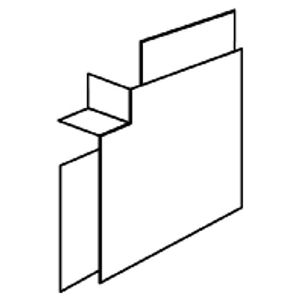 M 5405 br  - Flat bend for wireway 60x40mm Plastic M 5405 br