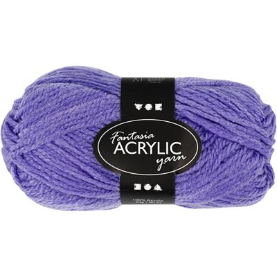 Creativ Company Acrylgaren neon - paars, 50gr