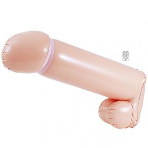 Opblaasbare penis/piemel - extra lang - 60 cm - vrijgezellenfeest - met aansluiting   -