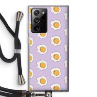 Bacon to my eggs #1: Samsung Galaxy Note 20 Ultra / Note 20 Ultra 5G Transparant Hoesje met koord