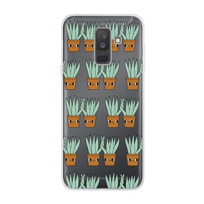 Sansevieria: Samsung Galaxy A6 Plus (2018) Transparant Hoesje
