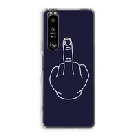 F**k U: Sony Xperia 1 III Transparant Hoesje
