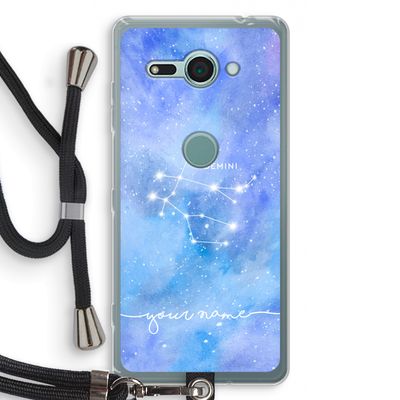 Sterrenbeeld - Licht: Sony Xperia XZ2 Compact Transparant Hoesje met koord