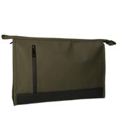 Traveller Toilettas rubberen bodem groen 35x24cm Traveller Toilettas rubberen bodem groen 35x24cm