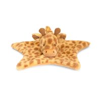 Pluche knuffeldoekje/tuttel dier giraffe 32 cm - Knuffeldoek - thumbnail