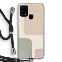 Geo #7: Samsung Galaxy M31 Transparant Hoesje met koord