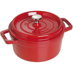 Staub Braadpan / Cocotte - Kersenrood - ø 22 cm / 2.6 liter