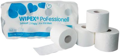 NORDVLIES toiletpapier "wipex pofessionell" wipex toilet paper 3-laye packg.a.72 pcs.