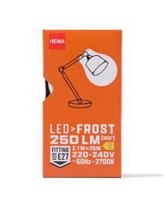 HEMA Led Kogel Glass Frost E27 2.5W 250lm