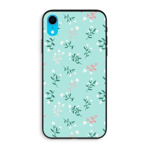 Small white flowers: iPhone XR Biologisch afbreekbaar hoesje