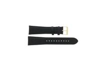 Horlogeband Seiko SWR052P1 / 4N30-00G0 / L0CZ012K0 Leder Zwart 23mm