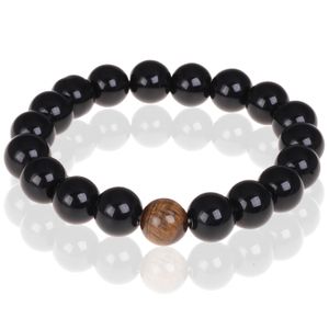 Memphis kralen armband Onyx Tijgeroog 10mm