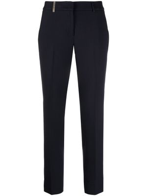 Peserico pantalon slim court - Bleu