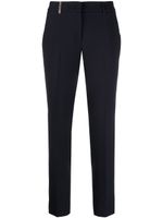 Peserico pantalon slim court - Bleu - thumbnail