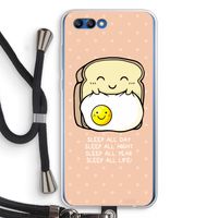 Sleep All Day: Honor 10 Transparant Hoesje met koord