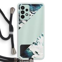 Golven: Samsung Galaxy A52s 5G Transparant Hoesje met koord