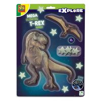 SES Mega Glowing T-Rex World Muurstickers - thumbnail