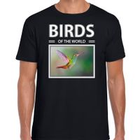 Kolibries t-shirt met dieren foto birds of the world zwart voor heren