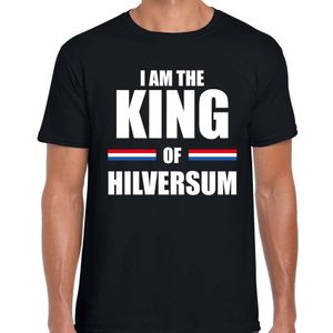 I am the King of Hilversum Koningsdag t-shirt zwart voor heren