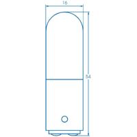 Barthelme 00122610 Buislampje 220 V, 260 V 6 W, 10 W BA15d Helder 1 stuk(s)