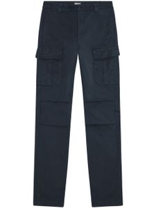 Diesel pantalon cargo à logo brodé - Bleu