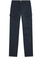 Diesel pantalon cargo à logo brodé - Bleu