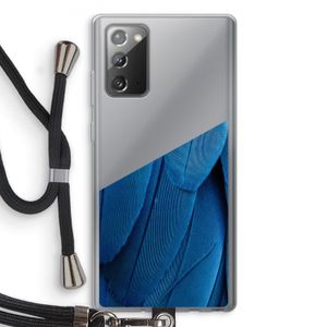 Pauw: Samsung Galaxy Note 20 / Note 20 5G Transparant Hoesje met koord