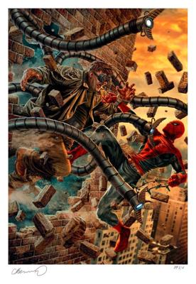 Marvel Art Print The Amazing Spider-Man vs Doc Ock 46 x 61 cm - unframed Marvel Art Print The Amazing Spider-Man vs Doc Ock 46 x 61 cm - unframed