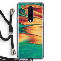Green Inferno: OnePlus 7 Pro Transparant Hoesje met koord
