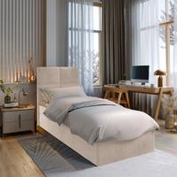 OP=OP Opbergboxspring Levi 90 x 200 Beige OP=OP Opbergboxspring Levi 90 x 200 Beige