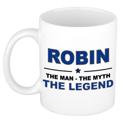 Robin The man, The myth the legend collega kado mokken/bekers 300 ml