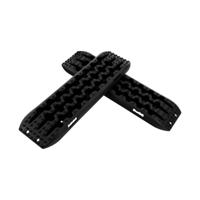 2 Stuks Starthulp Bandenladder voor Zand/Modder/Sneeuw Tractiemat voor Terreinwagen Camper Vrachtwagen Zwart 107 x 31 x 7 cm