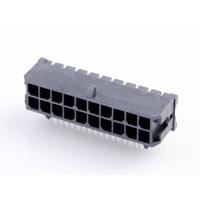 Molex 430452002 Male header, inbouw (standaard) Totaal aantal polen: 20 Rastermaat: 3.00 mm Inhoud: 1 stuk(s) Tray