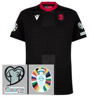 Georgië Shirt Uit 2023-2024 + Euro 2024 Kwalificatiebadges