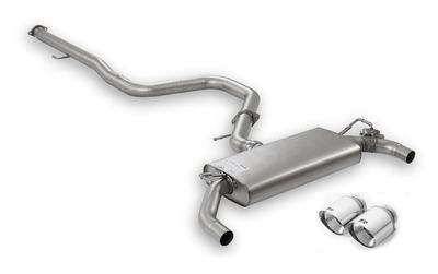 Remus uitlaat passend voor cat-back-systeem Hyundai i30 N Performance - Chroom 2860171500042670SGR