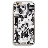 Moroccan Print: iPhone 6 / 6S Transparant Hoesje