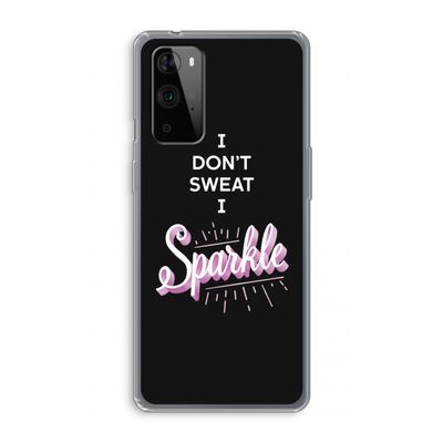 Sparkle quote: OnePlus 9 Pro Transparant Hoesje