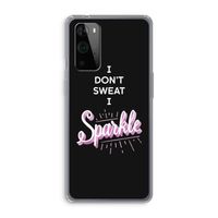 Sparkle quote: OnePlus 9 Pro Transparant Hoesje