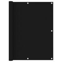 VidaXL Balkonscherm 120x600 cm oxford stof zwart