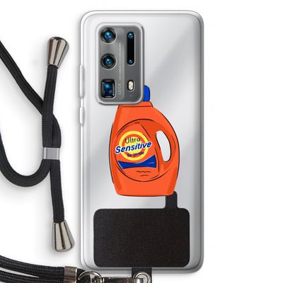 Ultra Sensitive: Huawei P40 Pro Plus Transparant Hoesje met koord