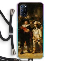 De Nachtwacht: Oppo A72 Transparant Hoesje met koord De Nachtwacht: Oppo A72 Transparant Hoesje met koord