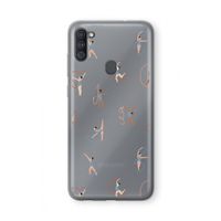 Dancing #3: Samsung Galaxy A11 Transparant Hoesje