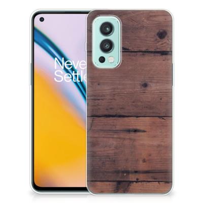 OnePlus Nord 2 5G | Bumper Hoesje | Old Wood